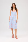 Madelyn Dress, Blue Stripe