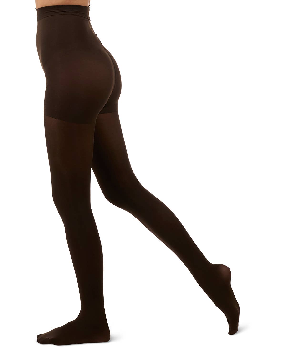 Opaque Tights: Black / M-L