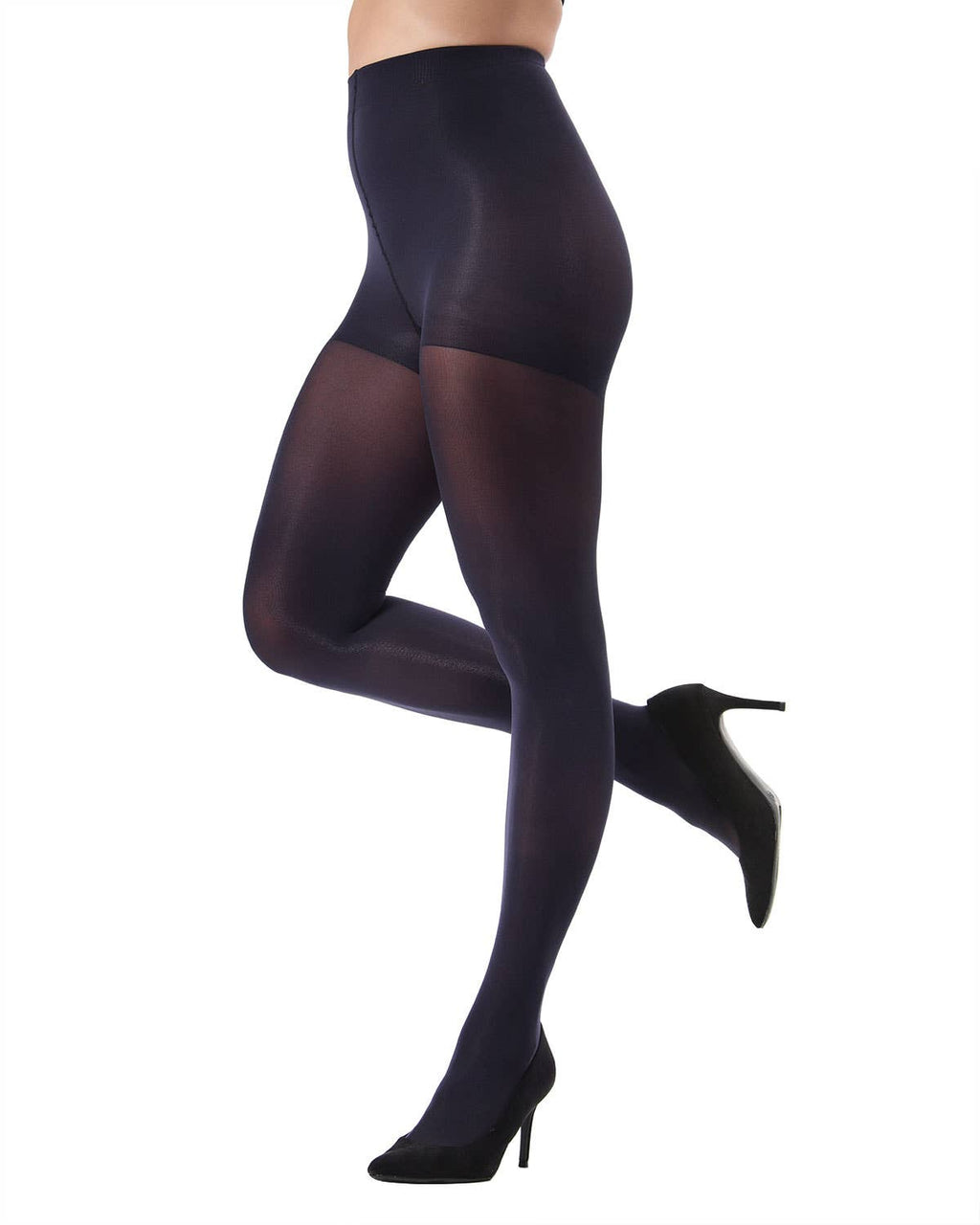 Opaque Tights: Dark Chocolate / S-M