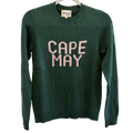 Women's Cape May Sweater, Green & Pink