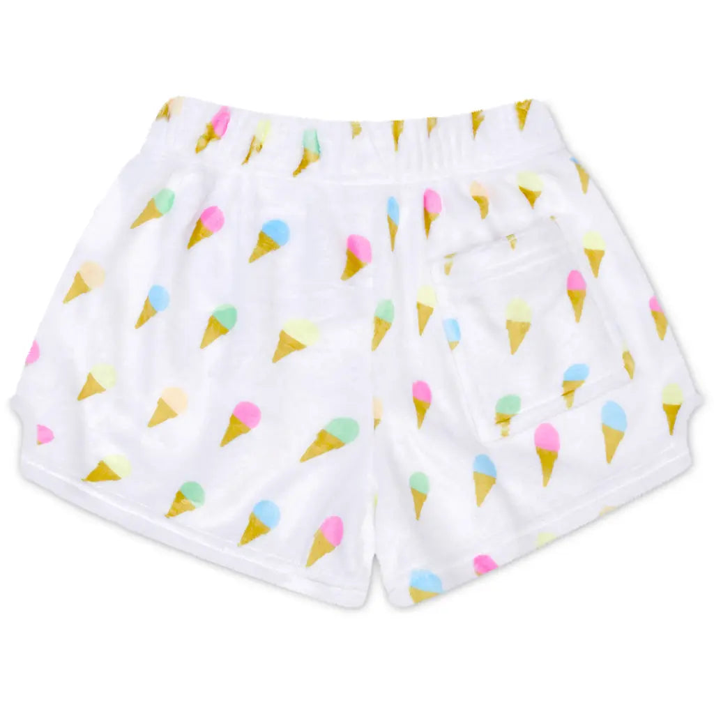 Sweet Scoops Plush Shorts