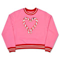 Candy Canes Heart Sweatshirt