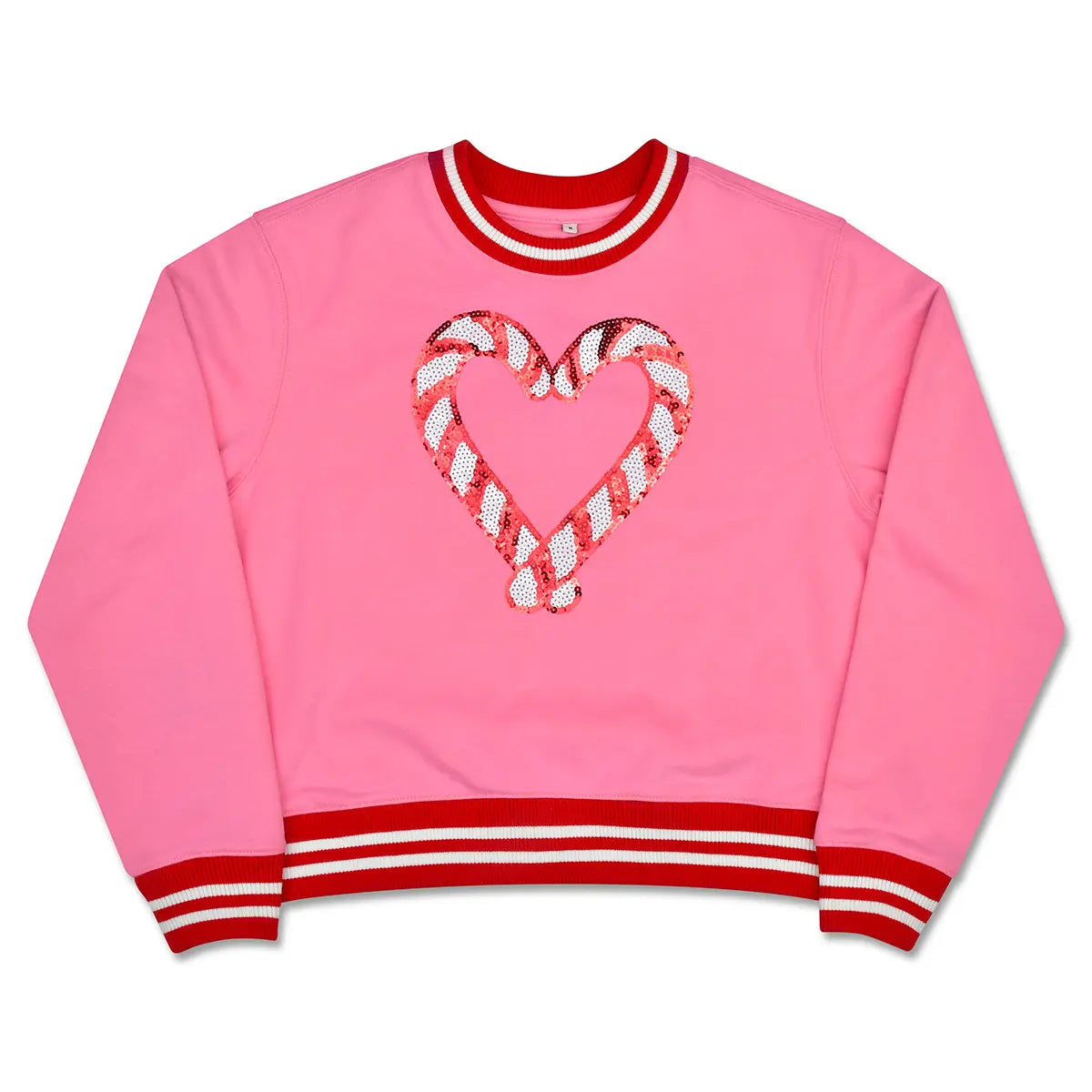Candy Canes Heart Sweatshirt
