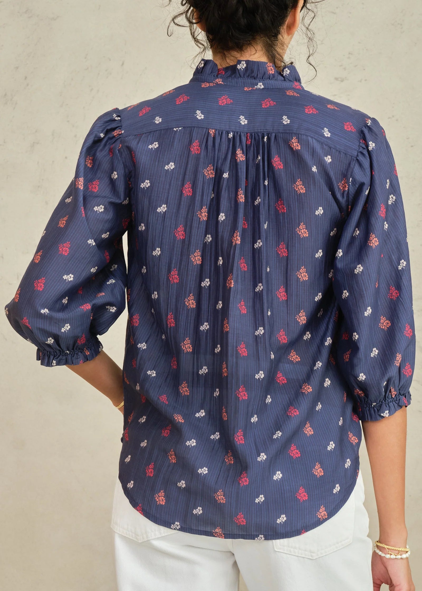 Auden Long Sleeve Top, Navy