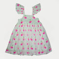 Abby Dress, Pink Cherries