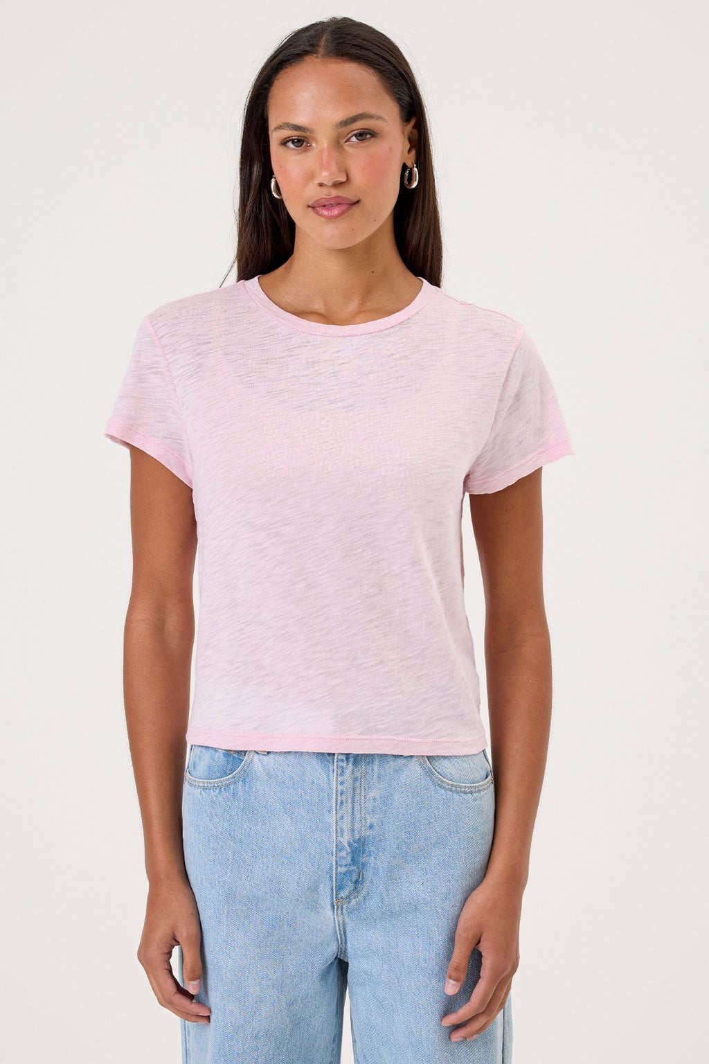 Short Sleeve Andie Tee, Cherry Blossom
