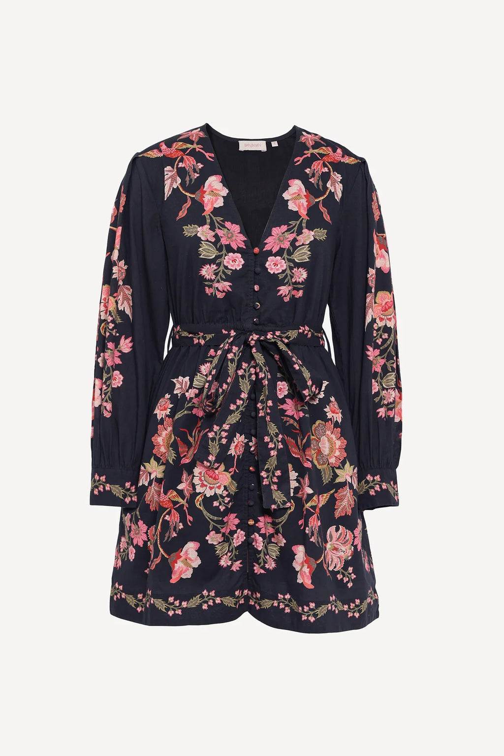 Anne Mini Dress, Chintz Jet