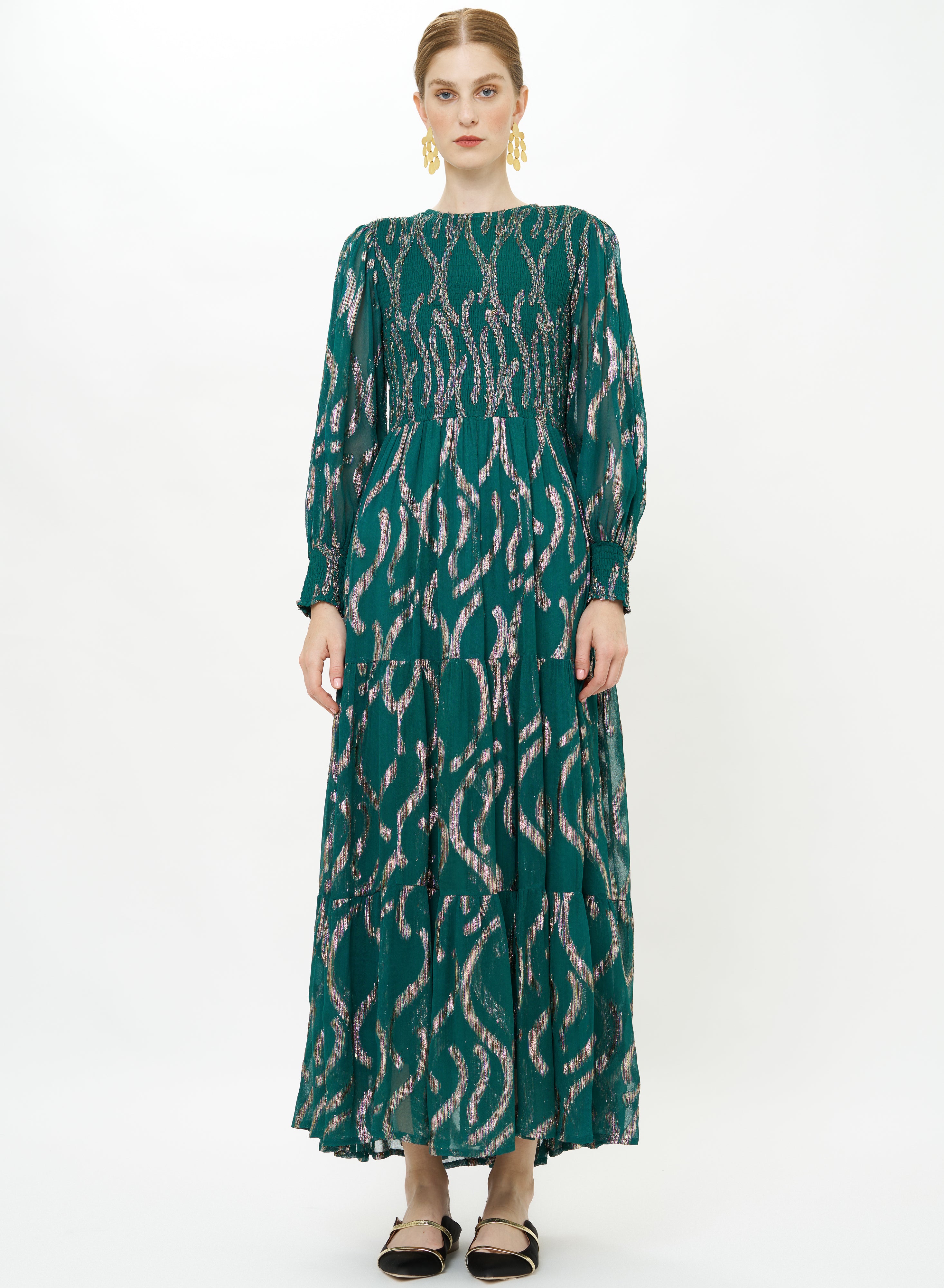 Smocked Top Maxi Borealis