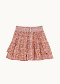 Ceci Print Mini Skirt, Pink