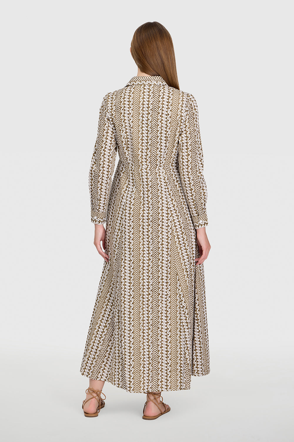 Classic Shirt Dress, Driftwood