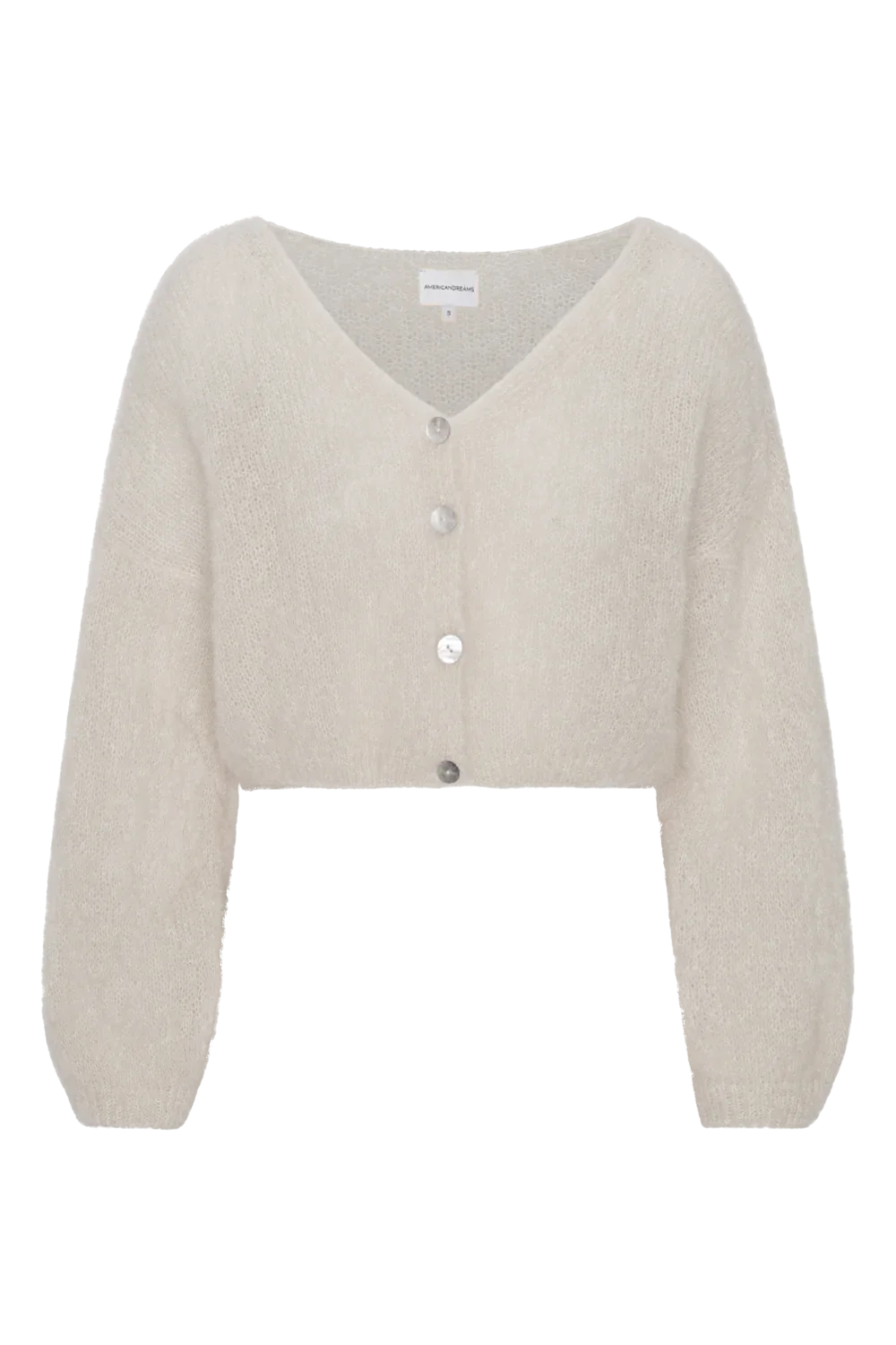 Cornelia Cropped Cardigan, Beige