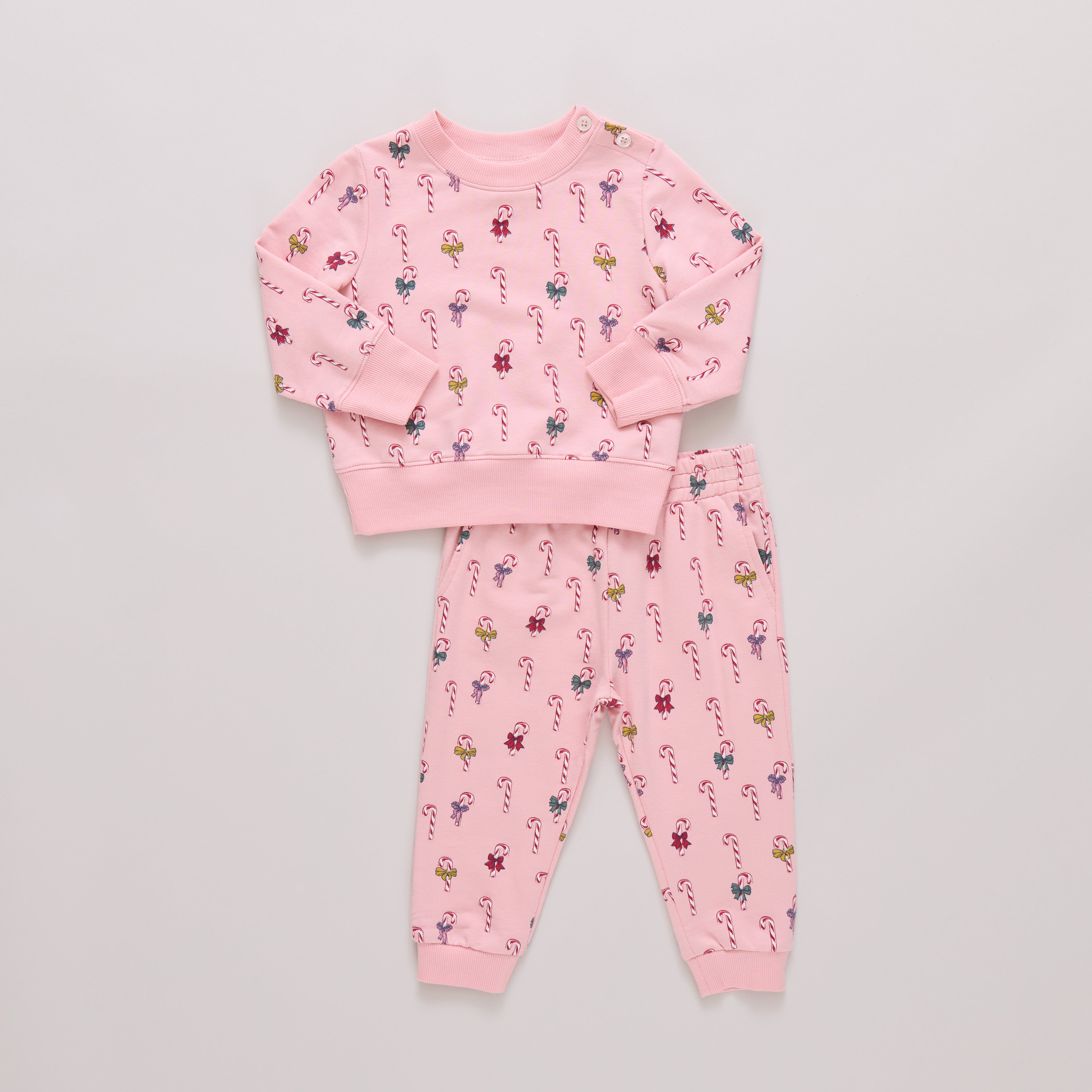 Baby Jax Jogger Set Mini Candy Canes