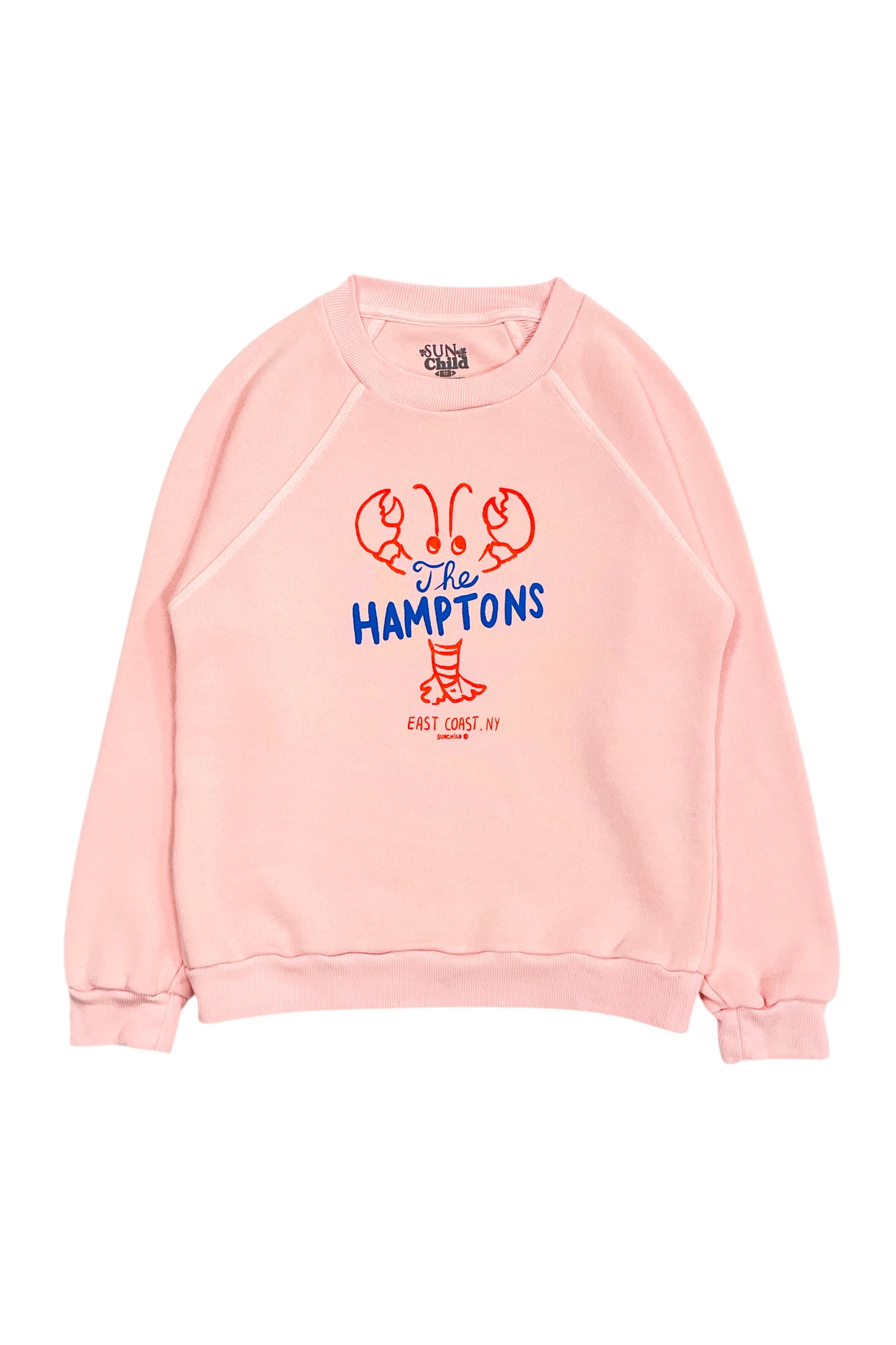 Hamptons Sweatshirt, Baby Pink