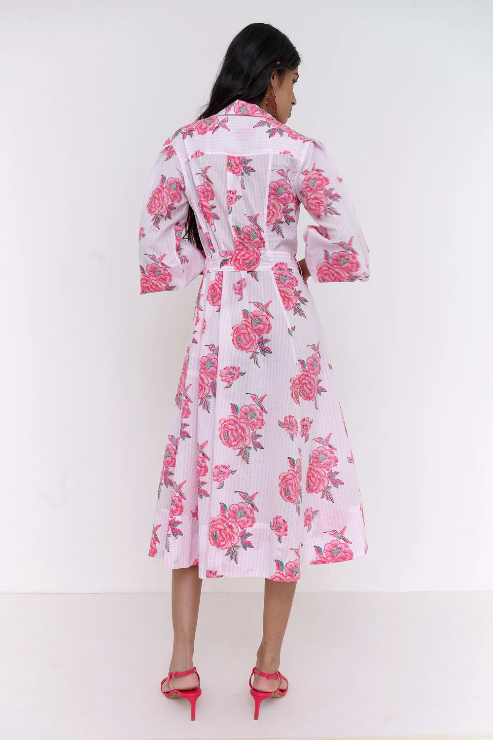 Harris Shirt Dress, Rose Prism