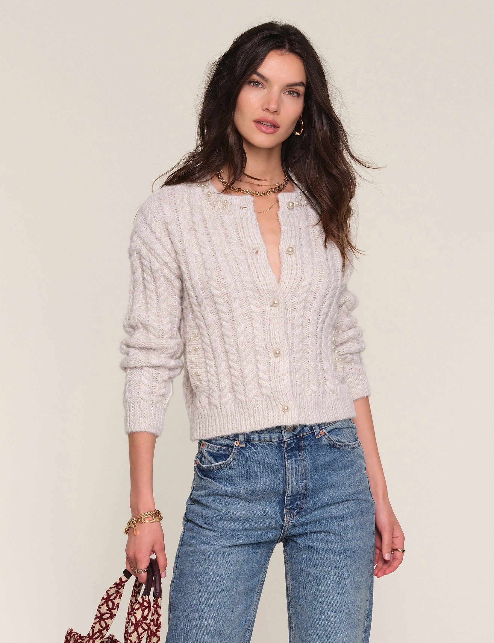 Lottie Cardigan Ivory