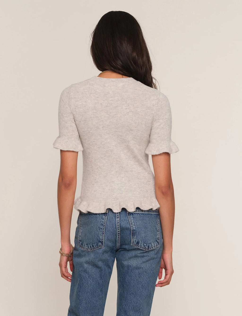 Gail Top, Greige