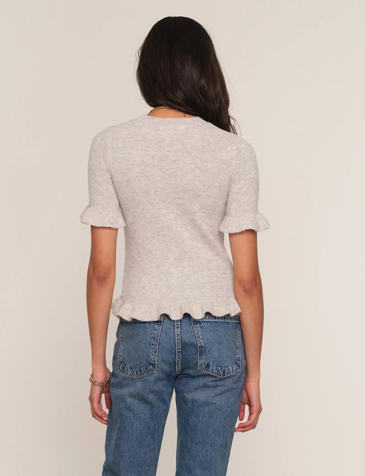Gail Top, Greige