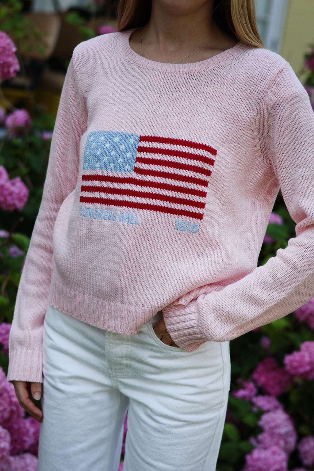 Congress Hall 1816 Flag Sweater
