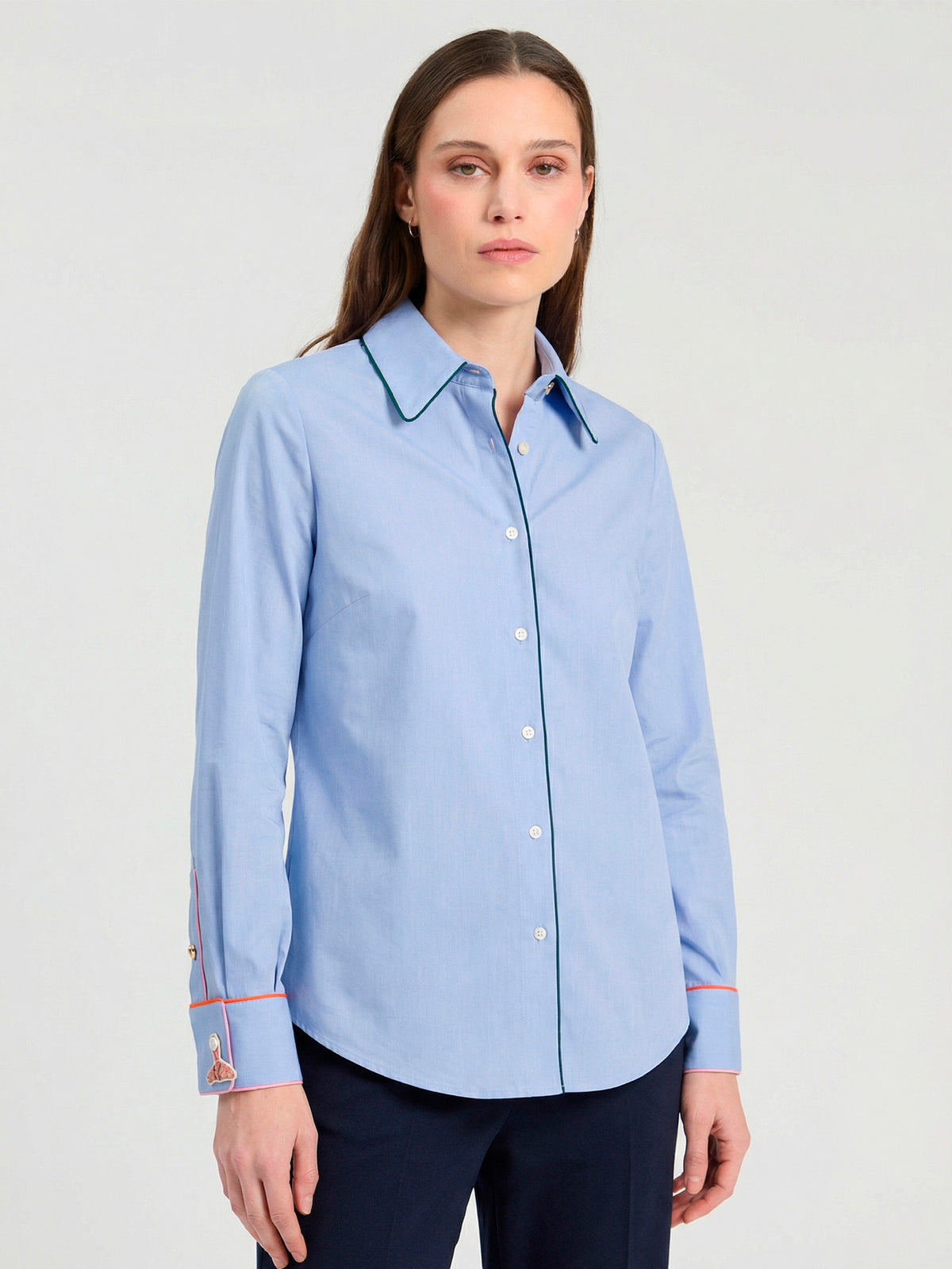 Viveada Twill Shirt, Blue