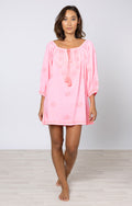 Boho Coverup with Contrast Embroidery
