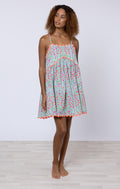 Block Print Racer Back Dress