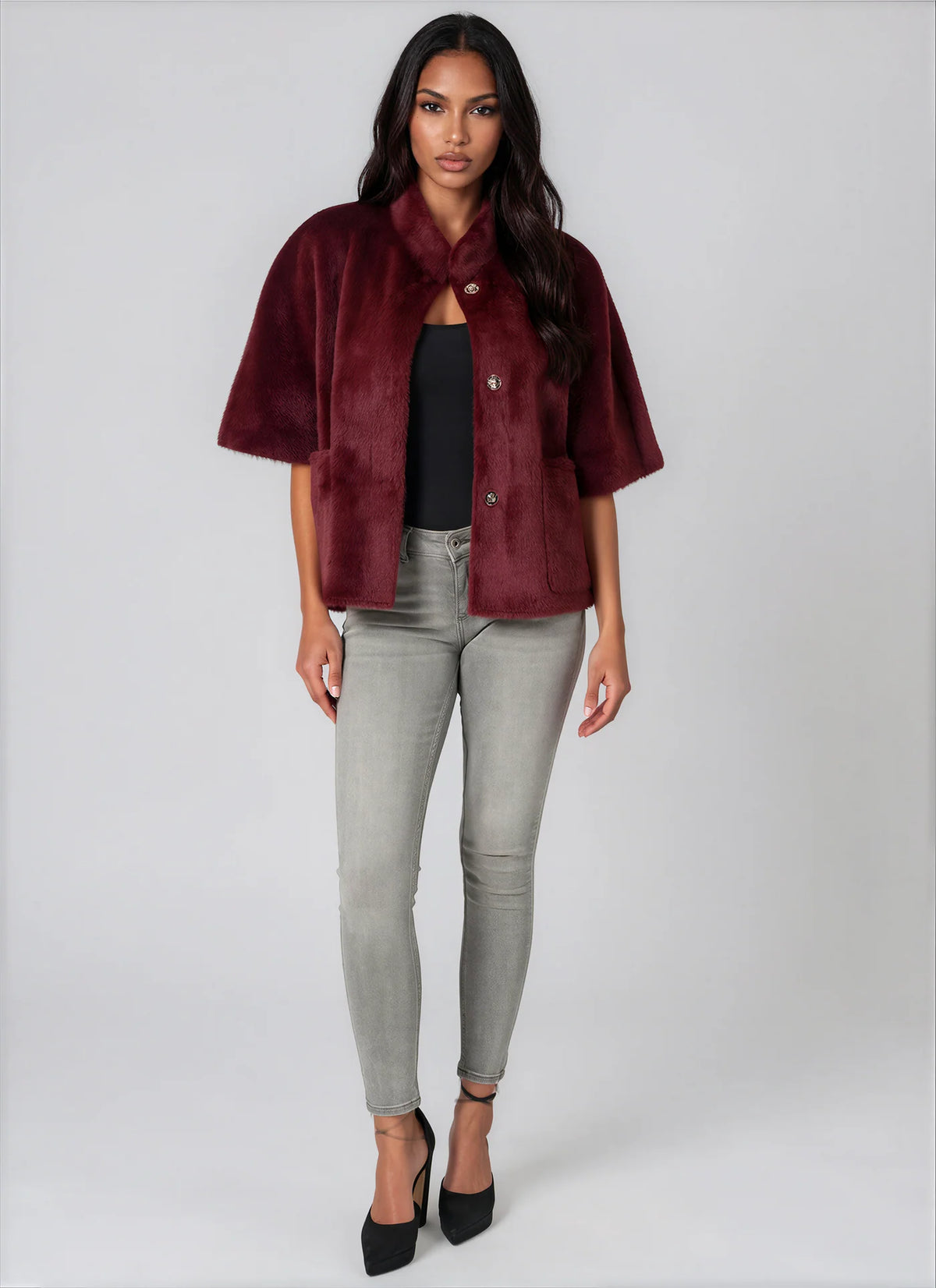 Violet Topper, Burgundy