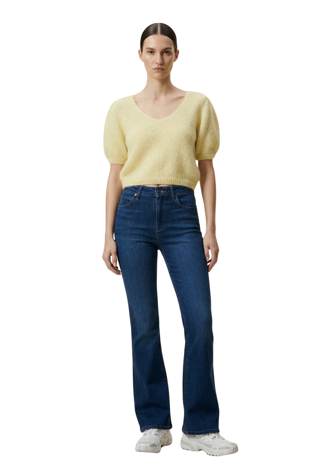 Lolanda Alpaca Pullover, Light Yellow