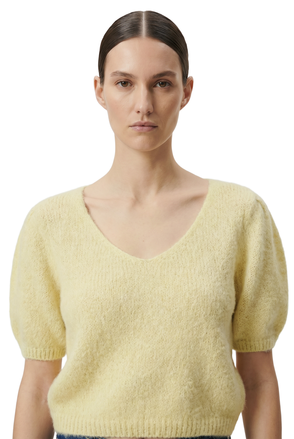 Lolanda Alpaca Pullover, Light Yellow
