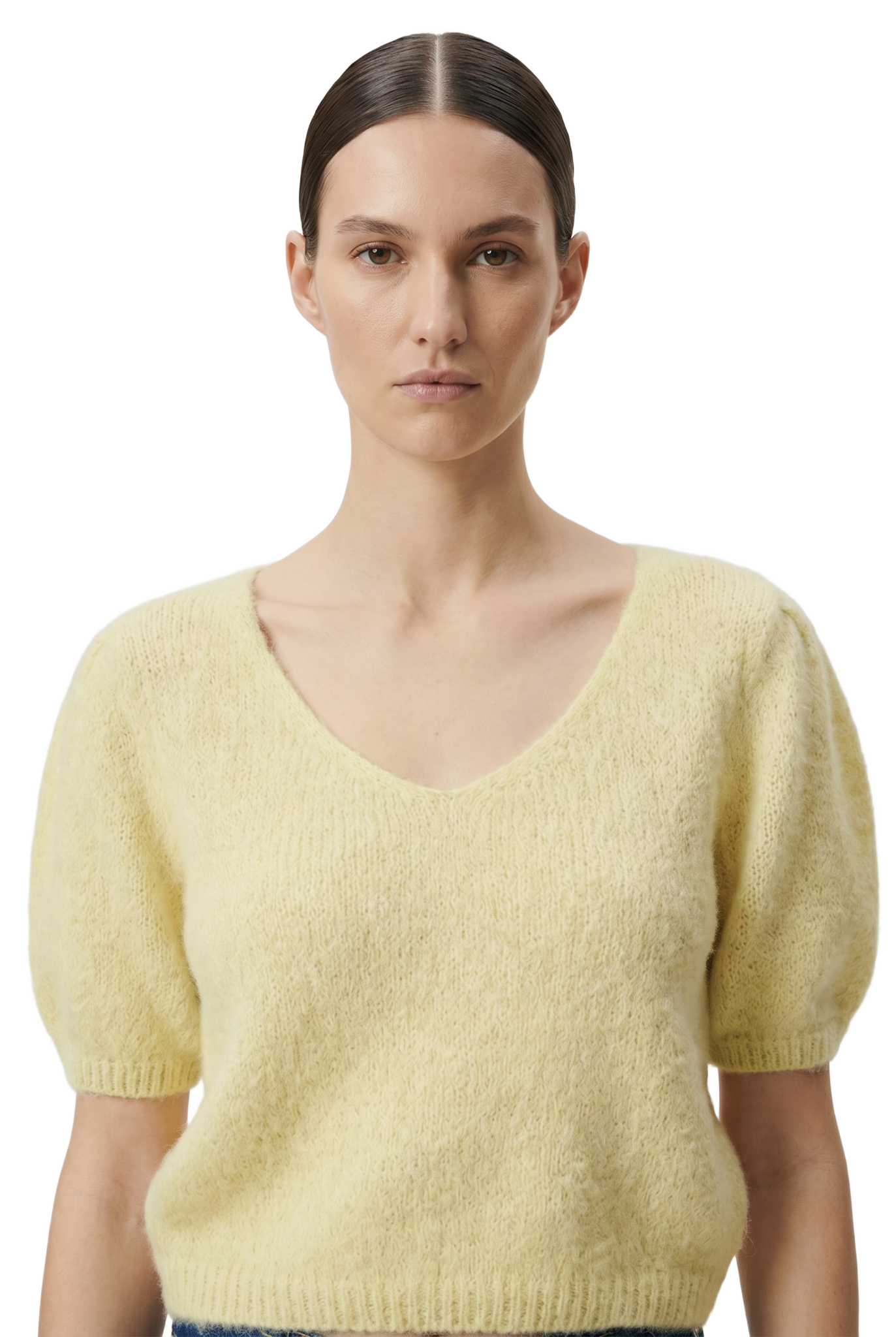 Lolanda Alpaca Pullover, Light Yellow