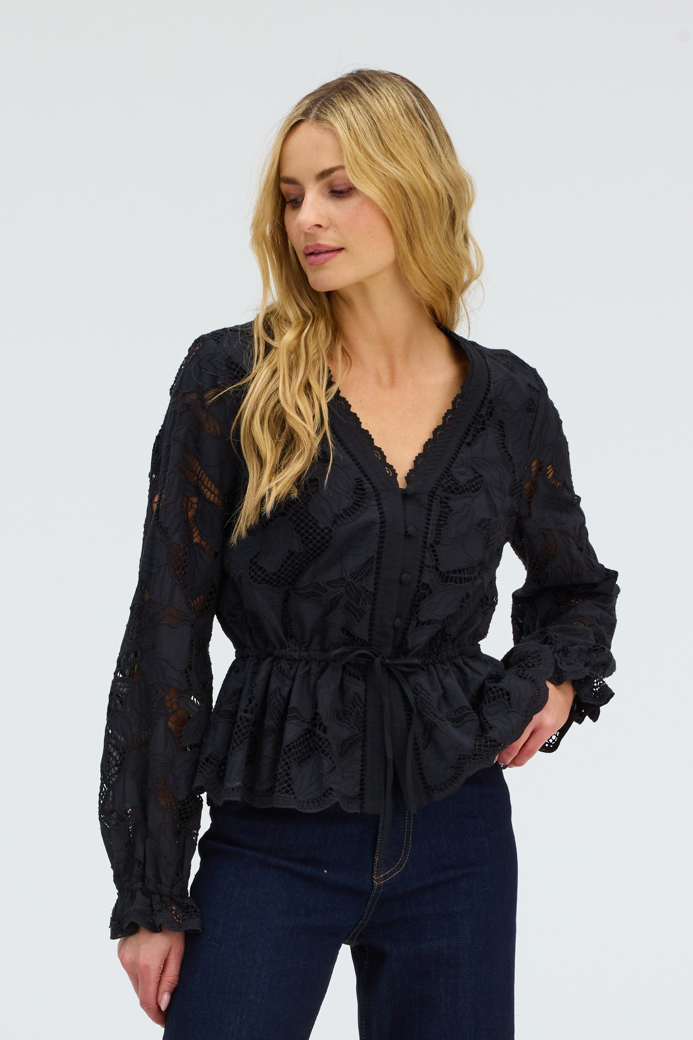 Loretta Top, Black