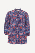 Lorina Top, Medieval Blue