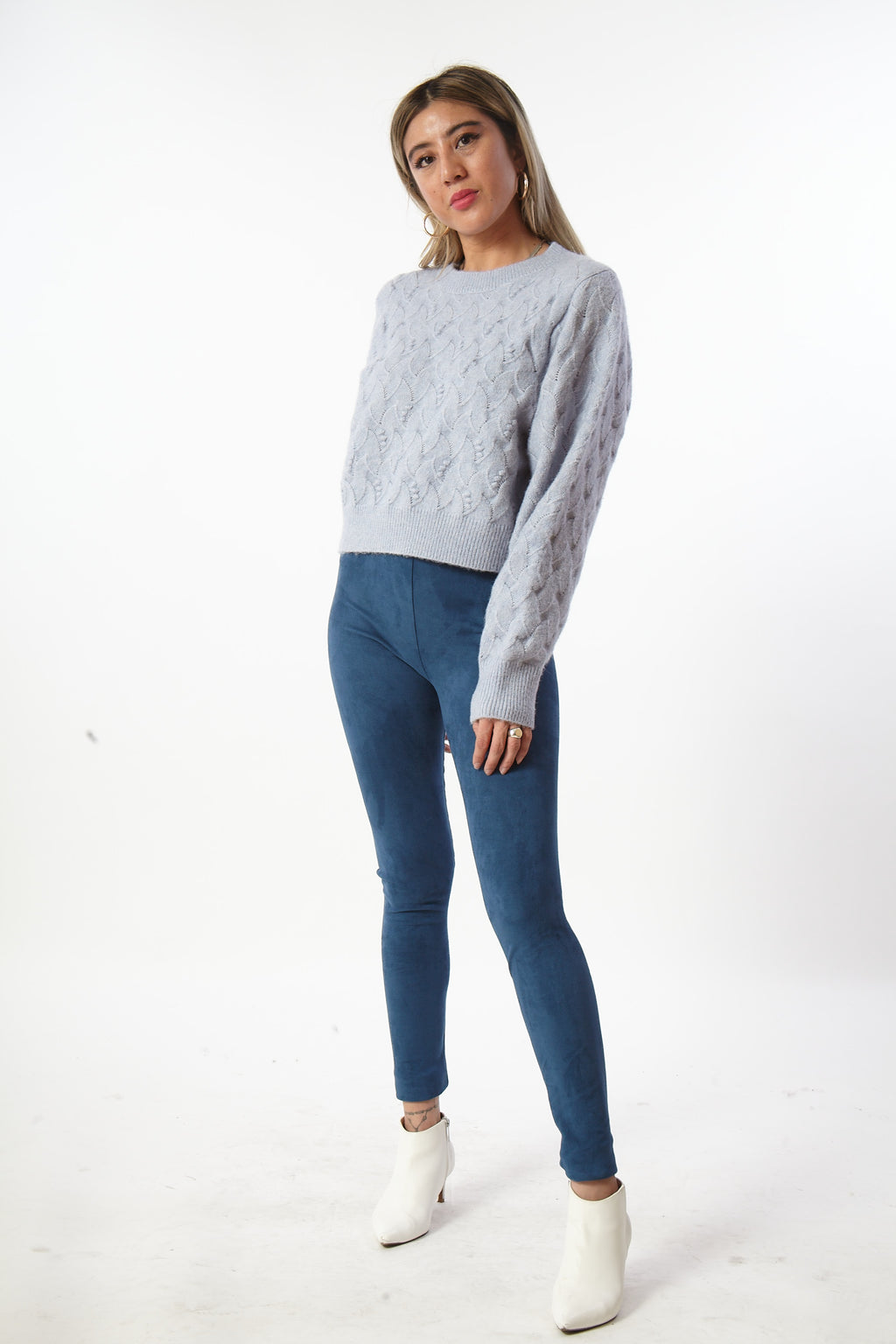 Laurel Sweater Blue Frost