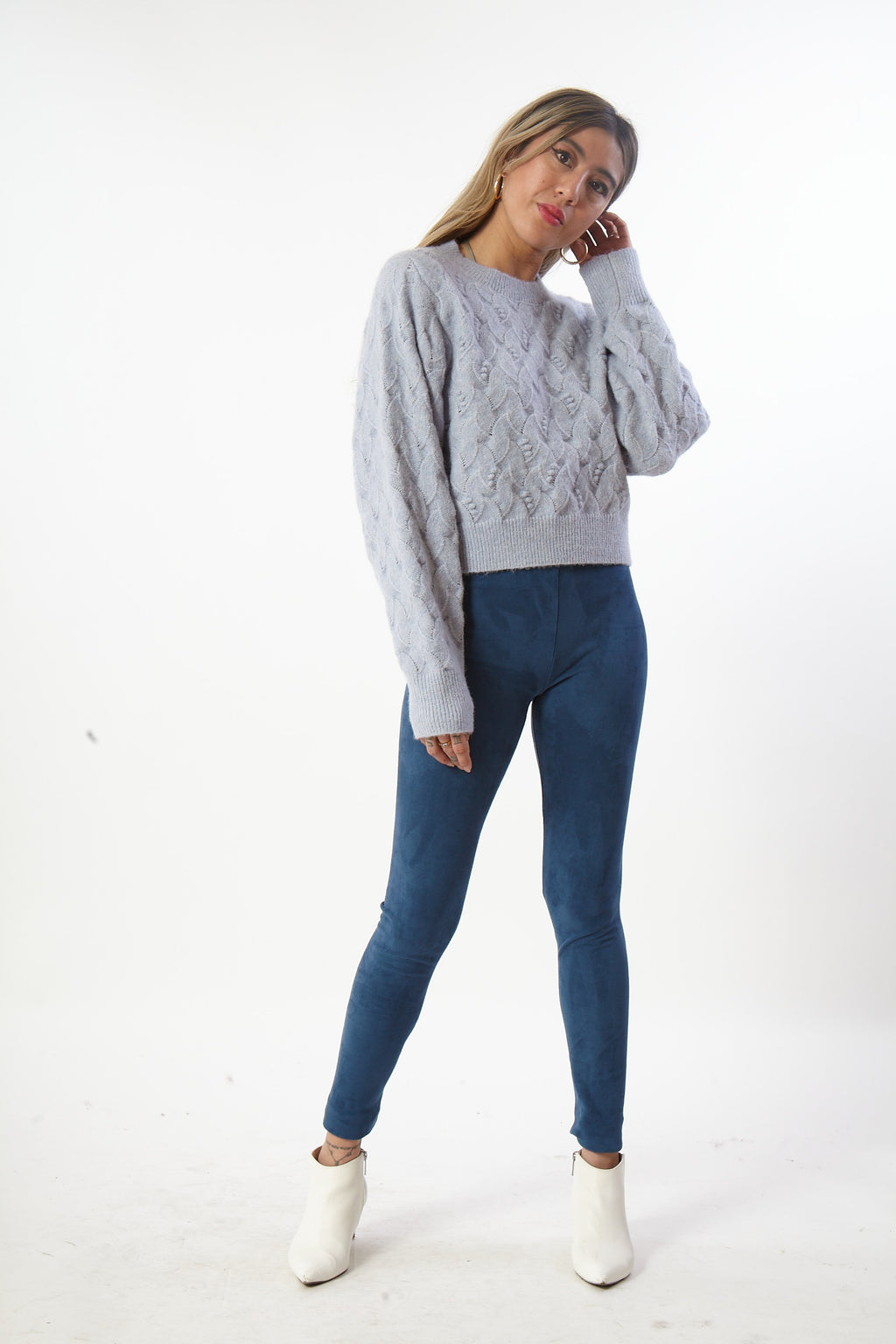 Laurel Sweater Blue Frost