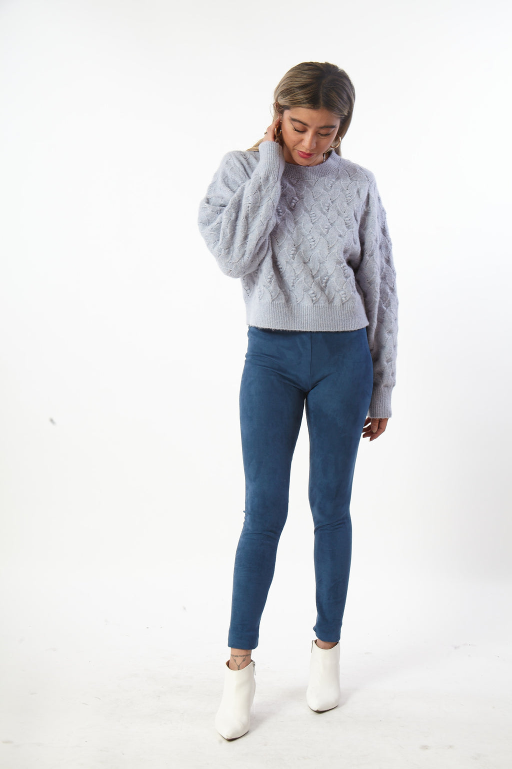 Laurel Sweater Blue Frost