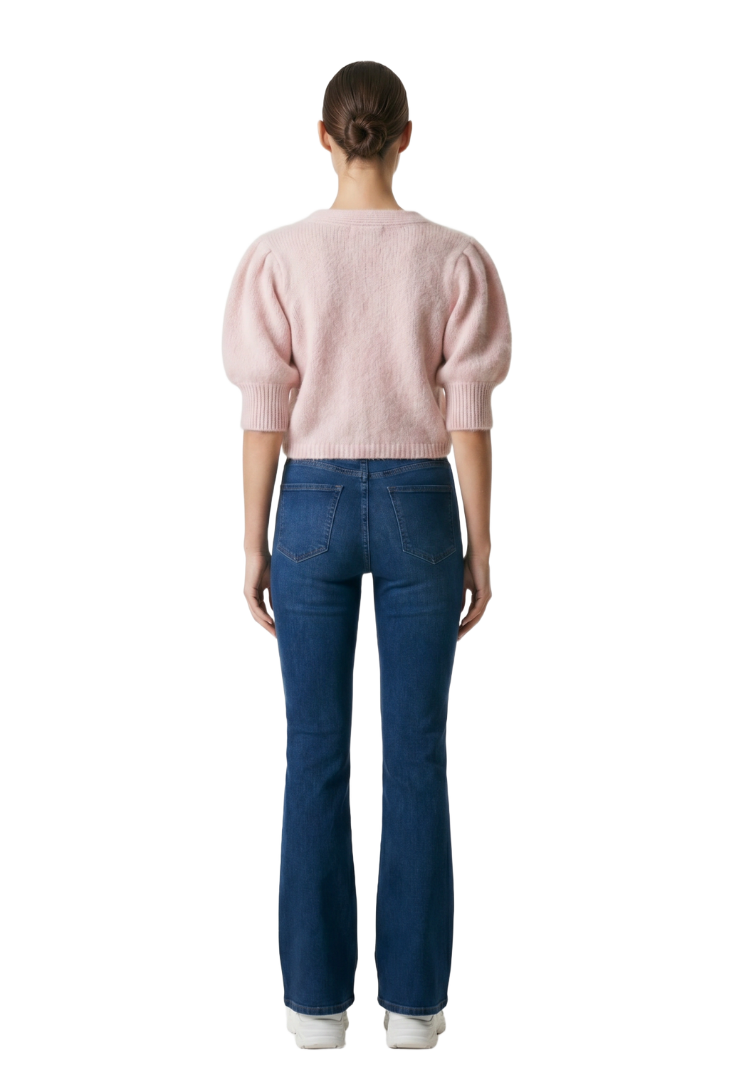 Manda Alpaca Cardigan, Light Pink