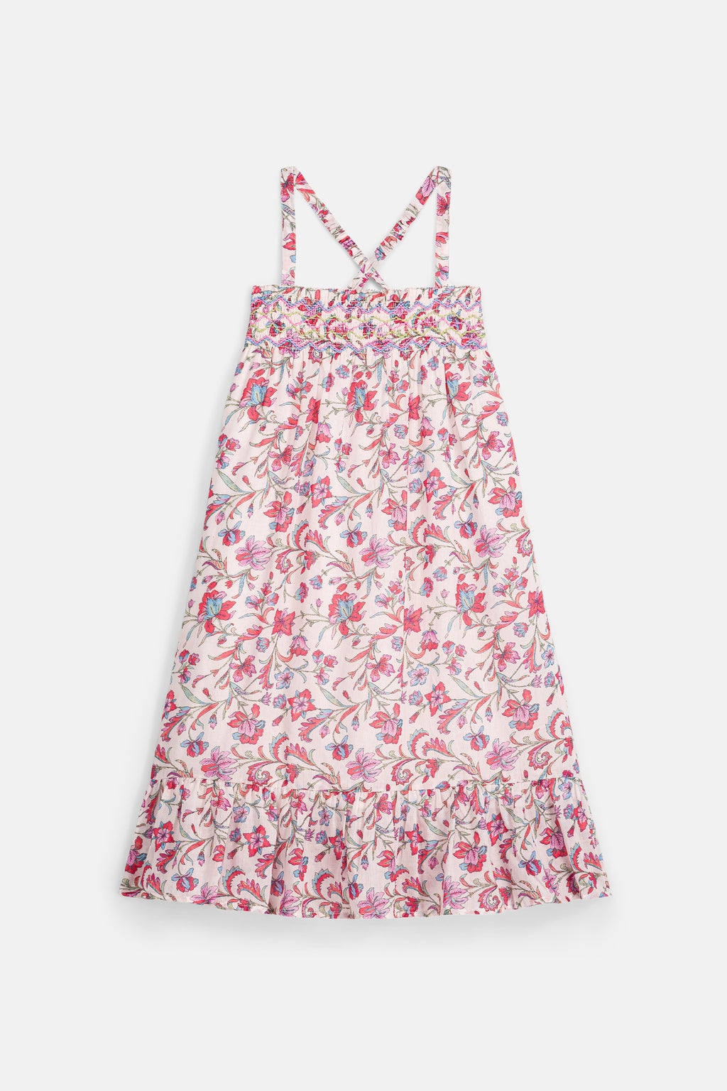 Marceline Dress, Cream Floral Haven