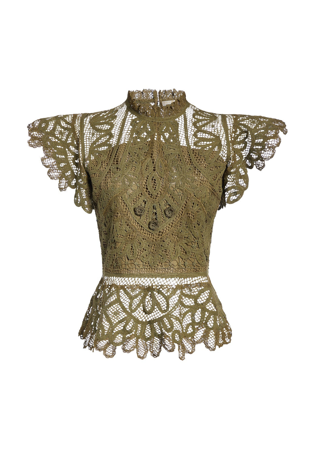 Genessa Top, Juniper Green
