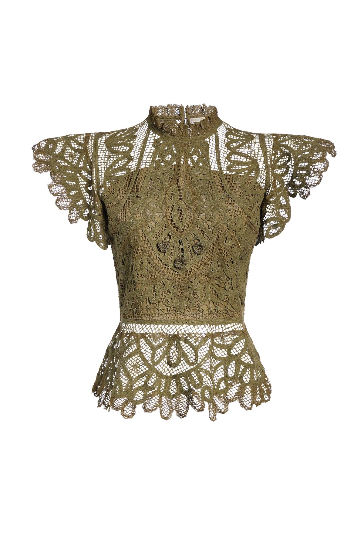 Genessa Top, Juniper Green