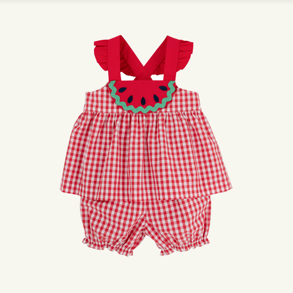 Nancy's Novelty Set, Richmond Red Gingham