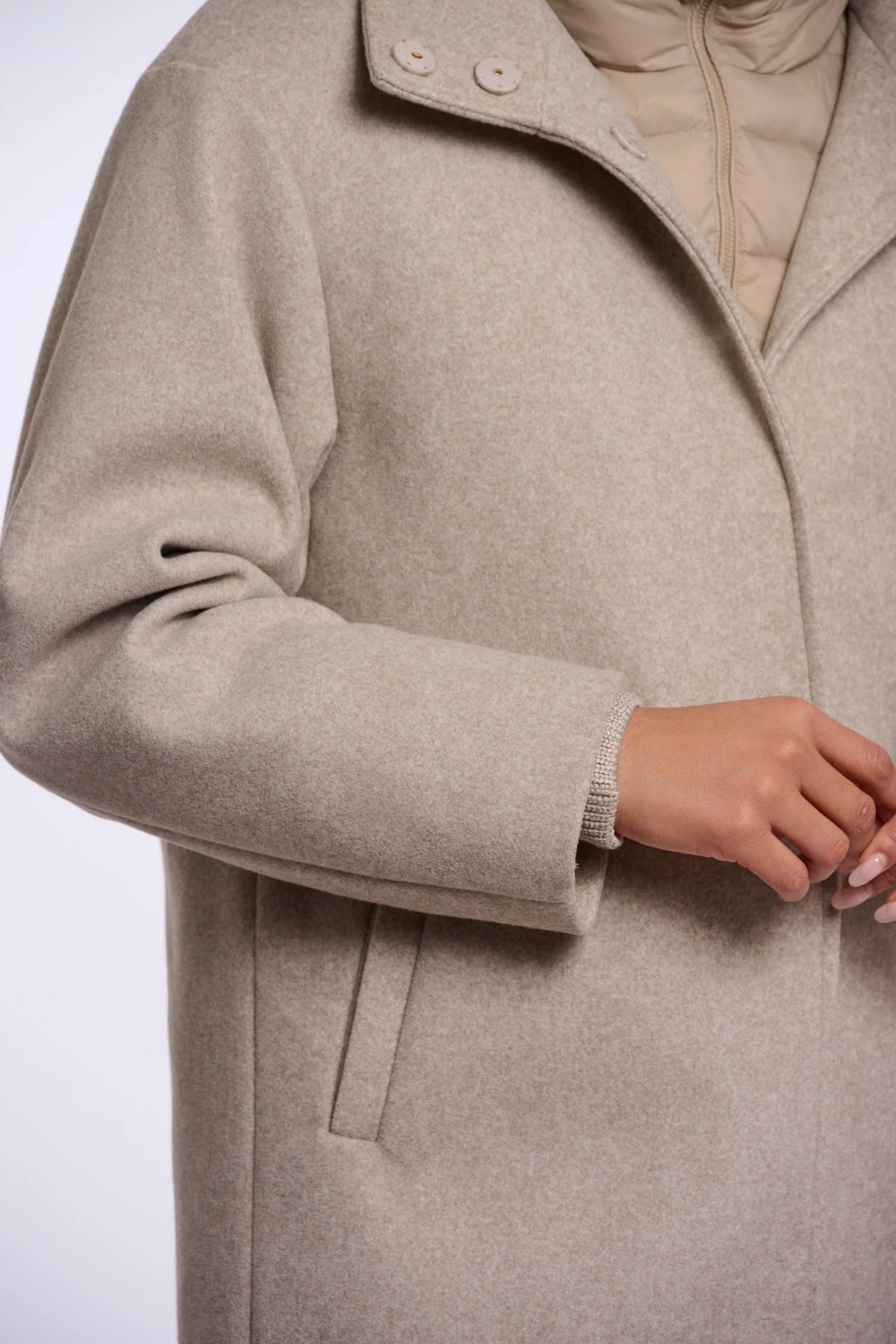 Omri Coat, Birch Melange