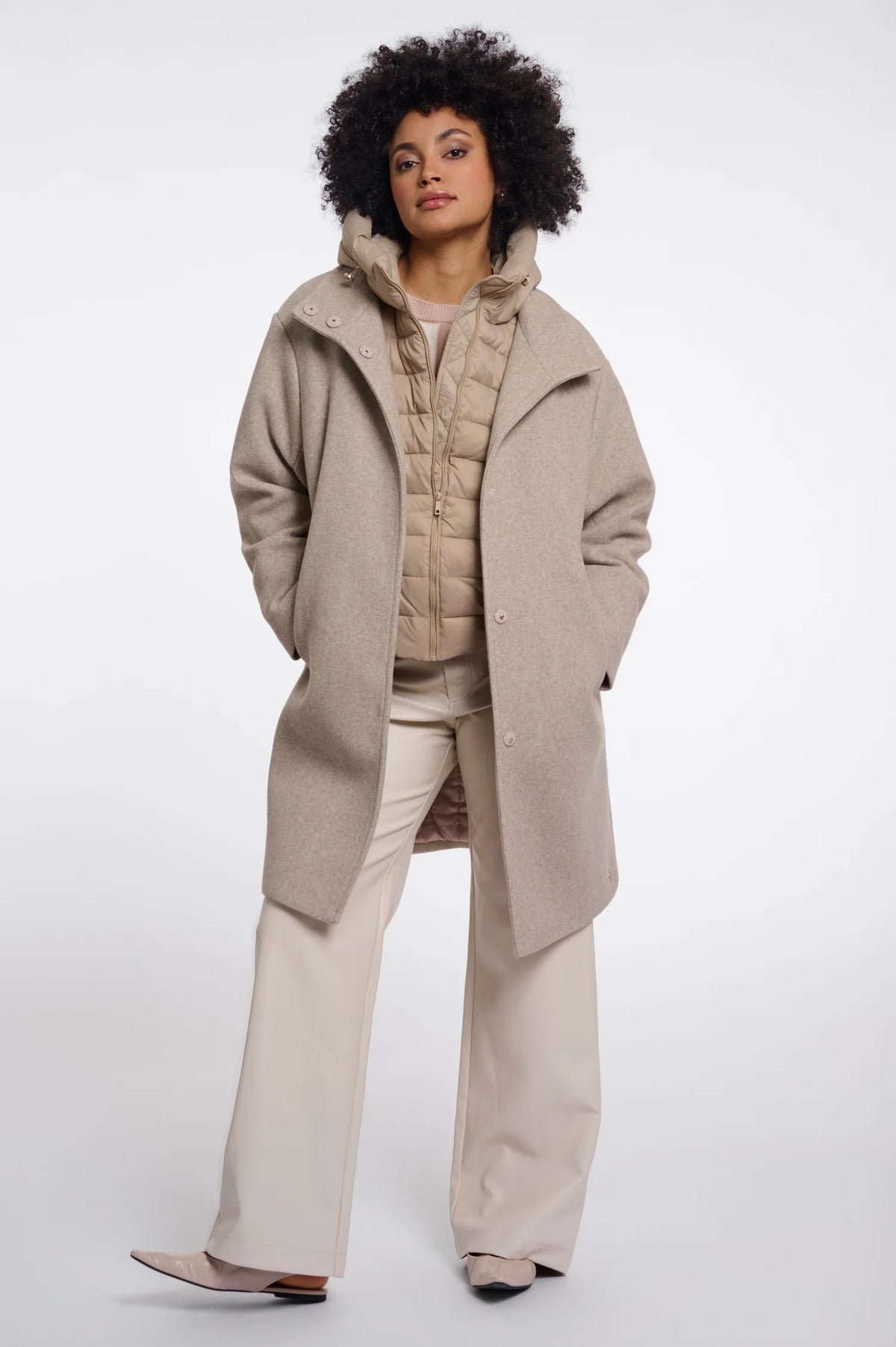 Omri Coat, Birch Melange