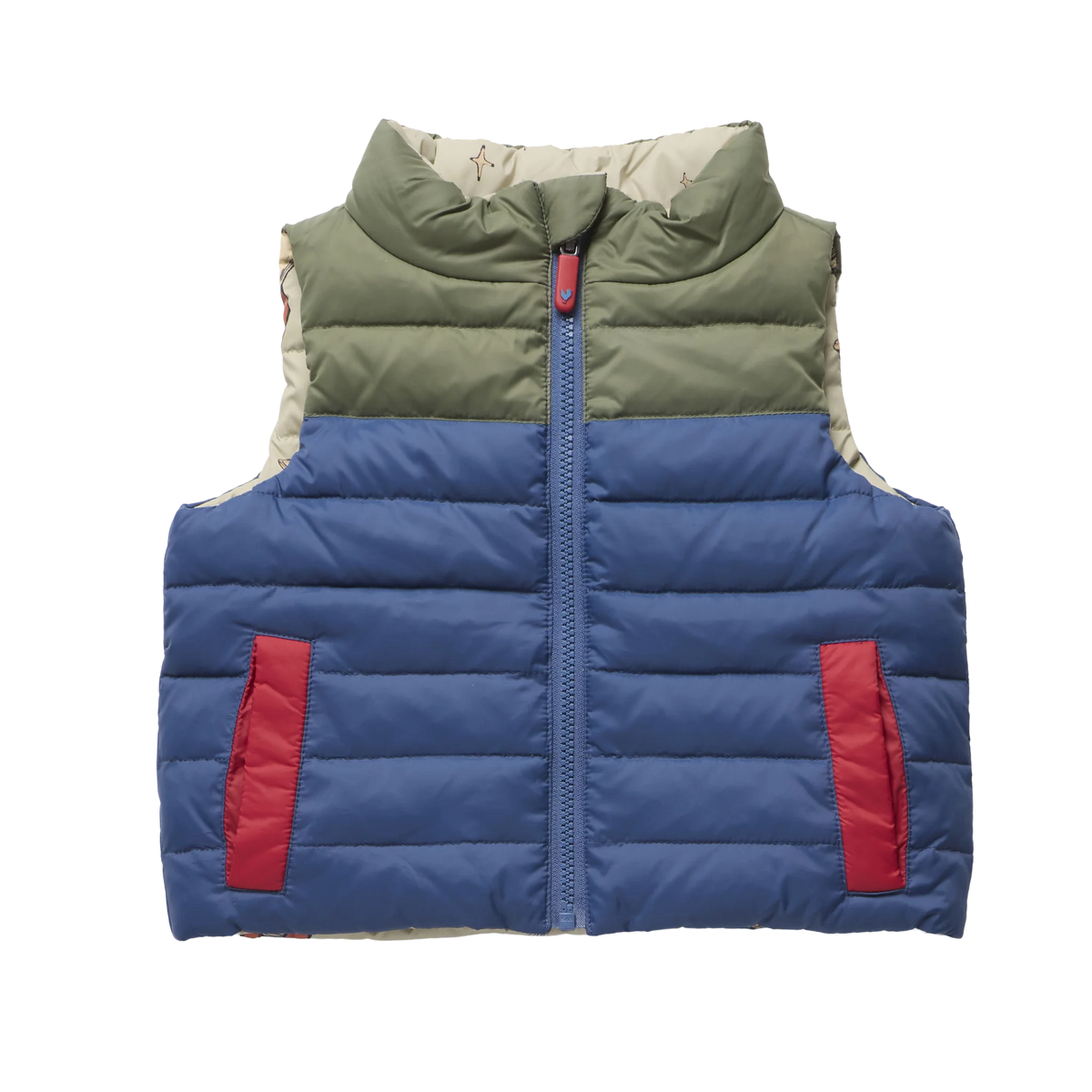 Reversible Riley Vest, Space Rocket