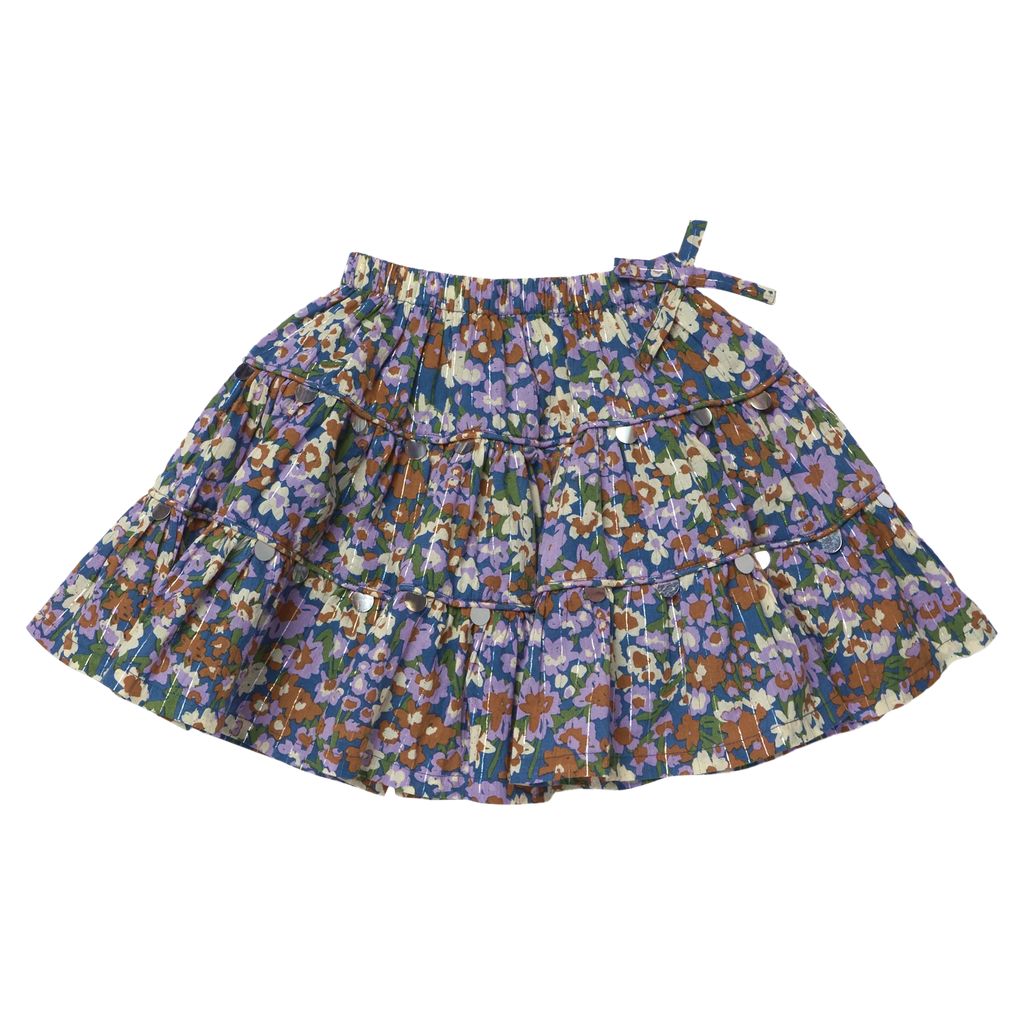 Allie Skirt, True Blue Sketched Floral