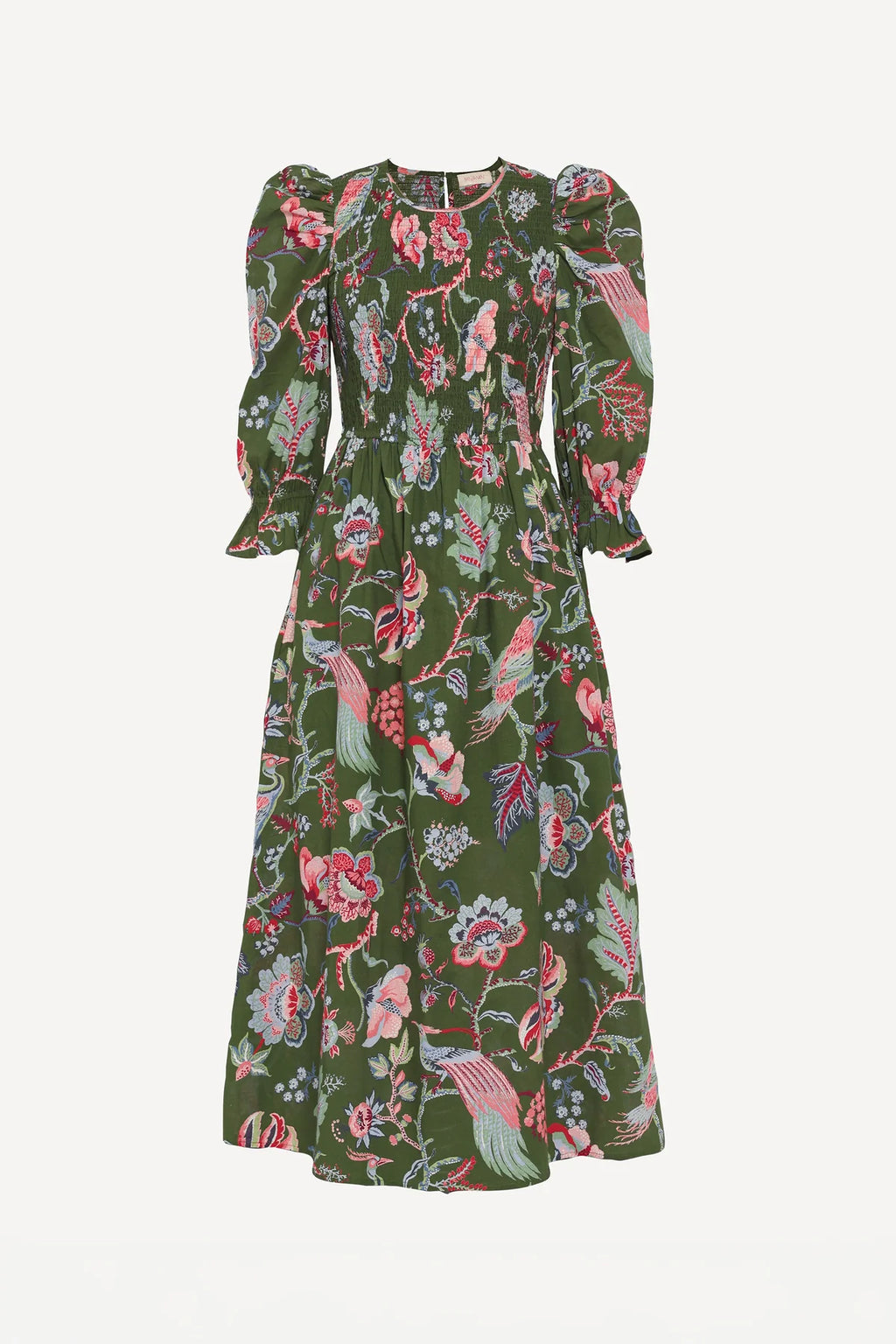 Queenie Long Sleeve Dress, Moss