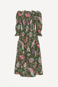 Queenie Long Sleeve Dress, Moss