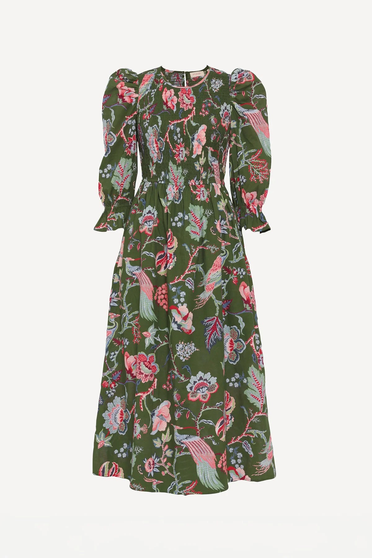 Queenie Long Sleeve Dress, Moss