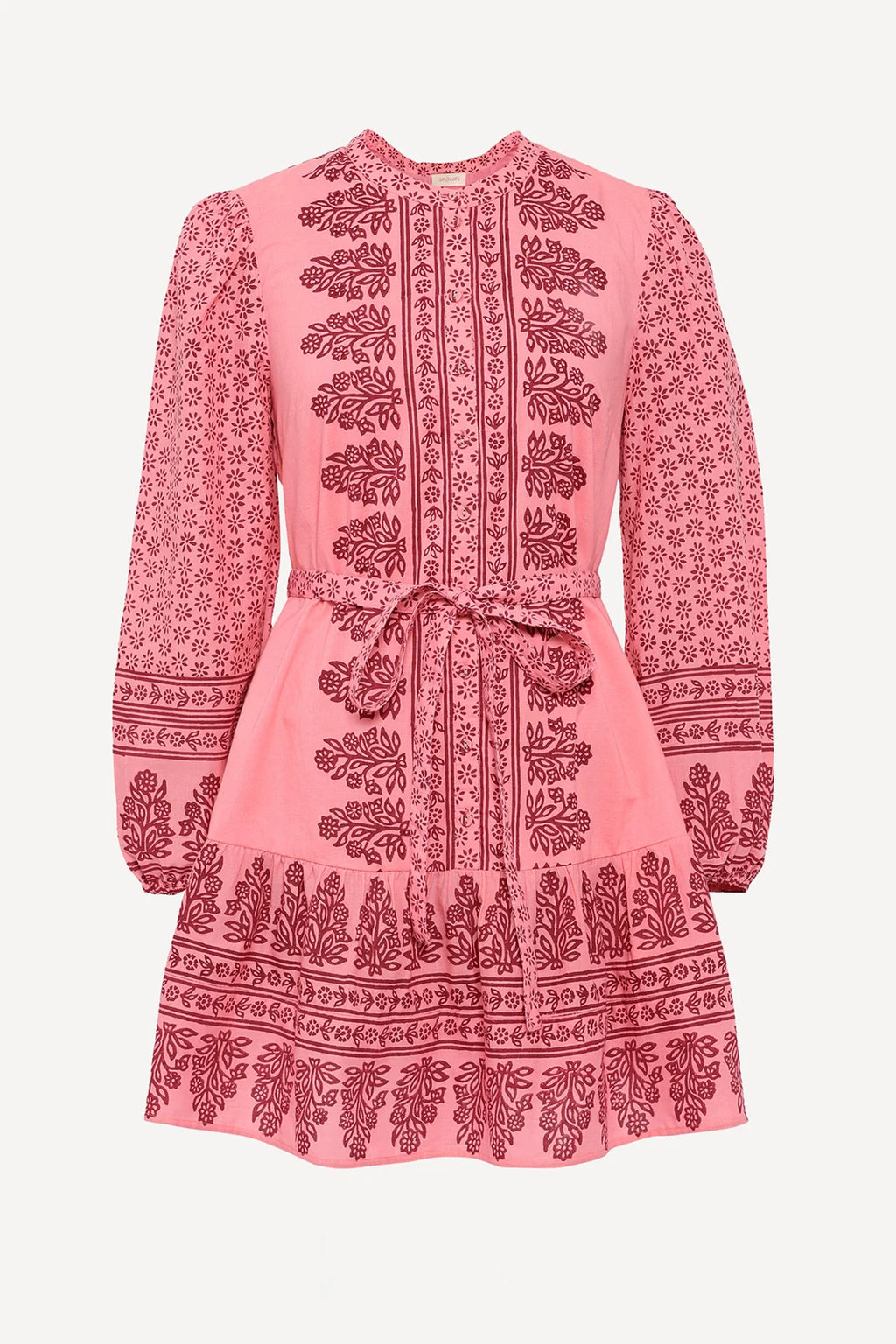 Roma Long Sleeve Dress Azalea
