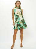 Ruffle Tiered Dress Gingko