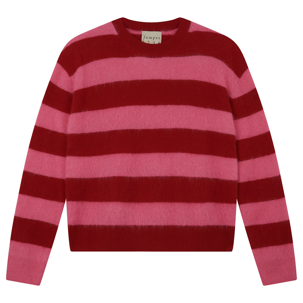 Brushed Stripe Crew, Ruby & Gossip Girl