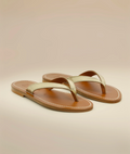 Torino Metallic Leather Sandal
